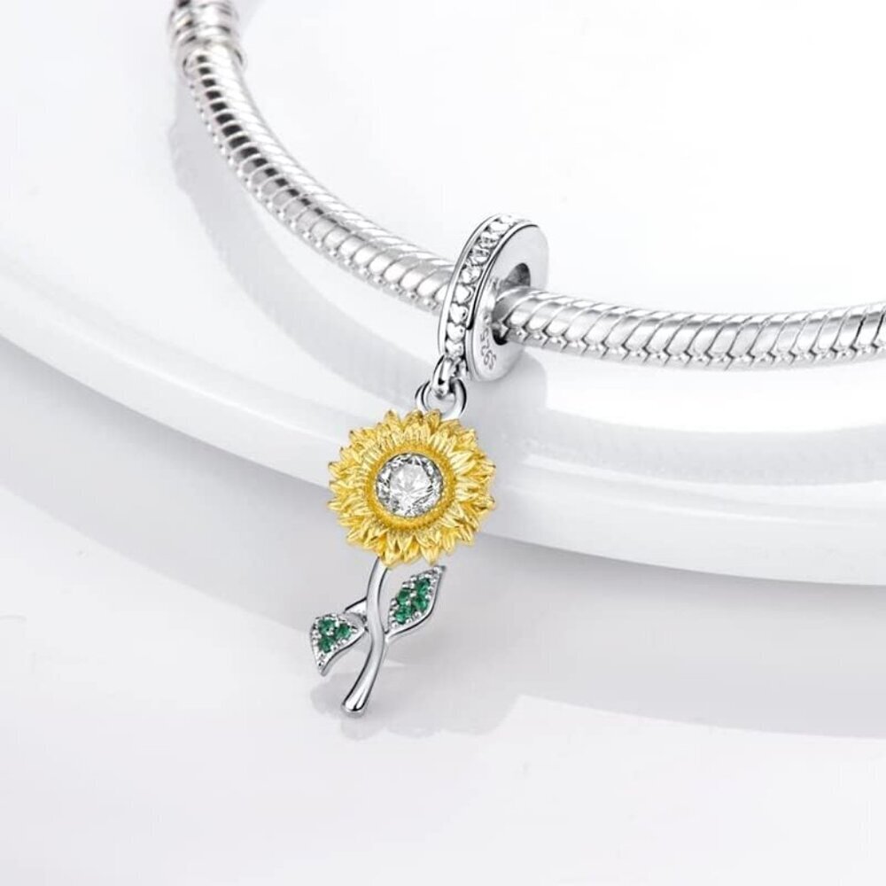 925 Sterling Silver Charms Suitable for Charm Necklaces, Bracelet Pendants Beads - Picture 3 of 8